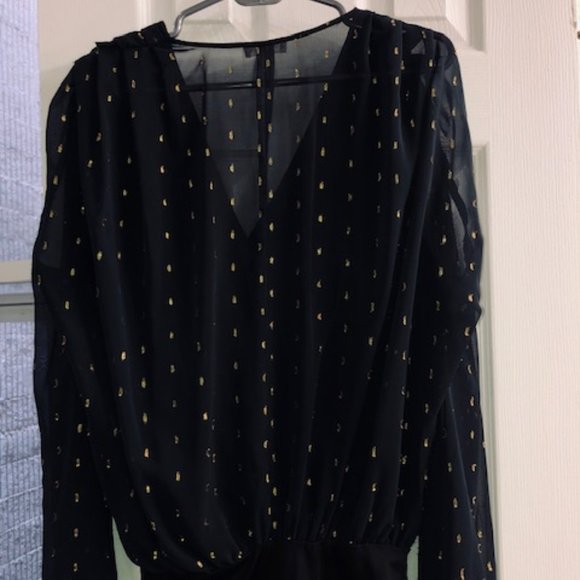 Navy and Gold Bodysuit - Picture 5 of 6